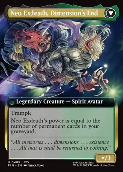 MTG Exdeath, Void Warlock 485 Extended Art Final Fantasy - Image 2
