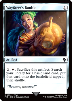 MTG Wayfarer's Bauble 372 Surge Foil Final Fantasy Commander - Image 1