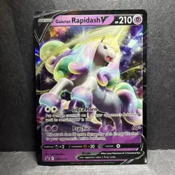 Galarian Rapidash V SWSH111 Holo Promo Sword & Shield Promo Pokemon Near Mint - Image 1