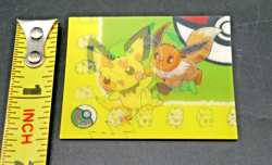 Pokemon Meiji Lenticular Promo Mini Battle Card Pikachu Espeon Pichu Eevee - Image 5