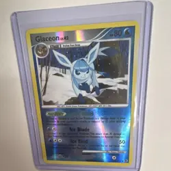 Pokemon Glaceon Uncommon Reverse Holo Rising Rivals 41/111 80 HP Stage 1 - Image 3