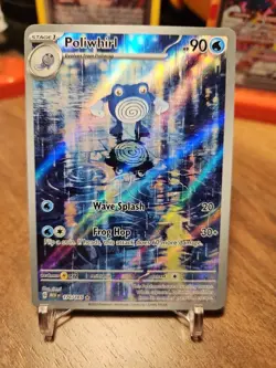 Pokemon TCG Poliwhirl 151 #176/165 Full Art Illustration Rare Pack Fresh - Image 1
