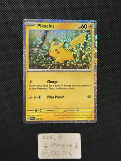 Pokemon 2024 Mcdonalds - Pikachu - 002/015 - Confetti Holo Rare - MINT - Image 1