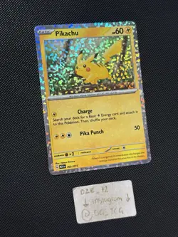 Pokemon 2024 Mcdonalds - Pikachu - 002/015 - Confetti Holo Rare - MINT - Image 3