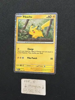 Pokemon 2024 Mcdonalds - Pikachu - 002/015 - Confetti Holo Rare - MINT - Image 4