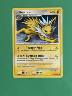 2008 Pokemon Jolteon LV.39 Regular 23/100 Majestic Dawn NRMT - Image 1