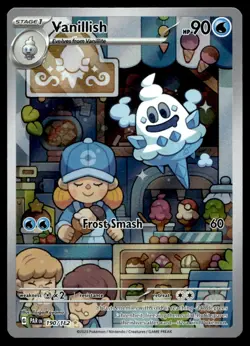 NM SV04: Paradox Rift Vanillish - Illustration Rare 190/182 Pokemon TCG - Image 1
