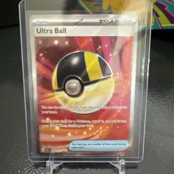 Pokemon Ultra Ball Foil Rare Trainer-Item ASC 264/217 NM/M - Image 1
