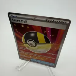 Pokemon Ultra Ball Trainer Item Full Art Ultra Rare Foil 264/217 ASC 2022 - Image 3