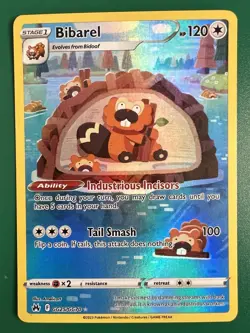 Pokemon TCG | Crown Zenith | Bibarel GG25/GG70 |Ultra Rare | English | NM - Image 1