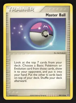 Master Ball 99/113 Pokemon TCG Delta Species MP - Image 1