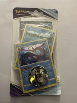 Pokemon CHILLING REIGN Single Booster Checklane Blister Pack w/ Milotic & Feebas - Image 1