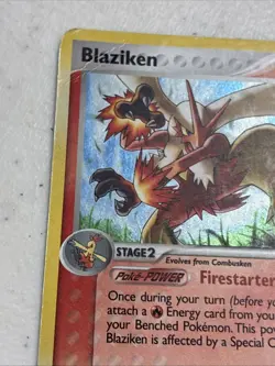 Pokemon TCG Blaziken EX Power Keepers Set 5/108 Holo Rare - Image 2