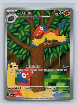 Archen 131/086 Holo Illustration Rare White Flare Pokemon NM - Image 1