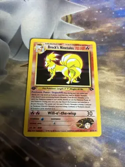 1st Edition Brock's Ninetales 3/132 - Gym Challenge - Holo - Pokemon - NM - Image 3