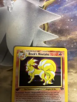 1st Edition Brock's Ninetales 3/132 - Gym Challenge - Holo - Pokemon - NM - Image 4