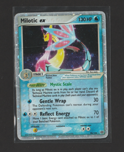 2005 POKEMON EX EMERALD #96 MILOTIC EX HOLO RARE FOIL - Image 1