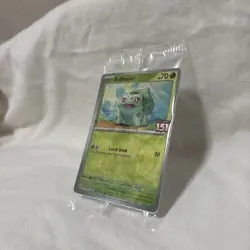 Bulbasaur Pokemon TCG Scarlet & Violet 151 Best Buy Stamped Promo Sealed 001/165 - Image 3