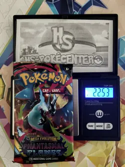 Very Heavy! 22.53g Pokemon TCG ME Phantasmal Flames Pack Sealed! - Image 1