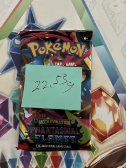 Very Heavy! 22.53g Pokemon TCG ME Phantasmal Flames Pack Sealed! - Image 2
