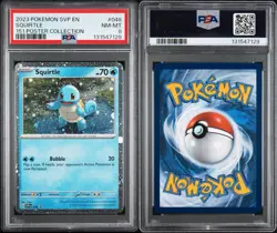 2023 POKEMON SVP EN-SV BLACK STAR PROMO 151 POSTER COLLECTION SQUIRTLE PSA 8 - Image 3