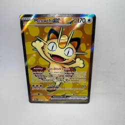 Meowth ex 107/088 Ultra Rare Perfect Order Pokemon Holo Near Mint - Image 1