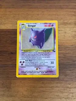 Pokemon Fossil Gengar 5/62 Holo HP - Image 1