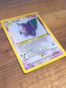 Pokemon Fossil Gengar 5/62 Holo HP - Image 2