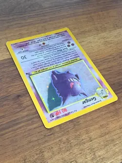 Pokemon Fossil Gengar 5/62 Holo HP - Image 4