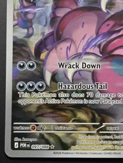 Pokemon TCG: Perfect Order - Drapion (097/088) Full Art Illustration Rare - Image 5