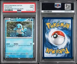 2023 POKEMON SVP EN-SV BLACK STAR PROMO 151 POSTER COLLECTION SQUIRTLE PSA 9 - Image 3