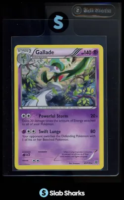 2013 POKEMON BLACK & WHITE PLASMA STORM #61/135 GALLADE HOLO - Image 1
