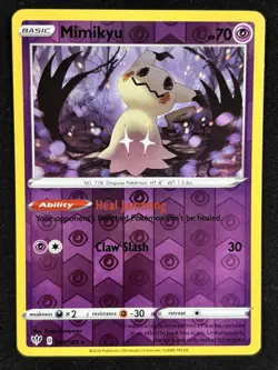 Pokemon - Mimikyu 081/189 - Darkness Ablaze Reverse Holo - LP - Image 1