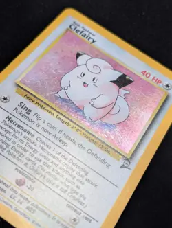 Clefairy 6/130 Base Set 2 Pokemon NM Holo - Image 3