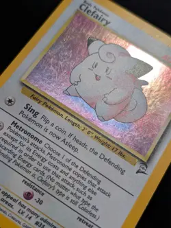 Clefairy 6/130 Base Set 2 Pokemon NM Holo - Image 4