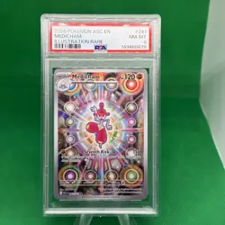 2026 POKEMON ASC EN-ASCENDED HEROES ILLUSTRATION RARE #241 MEDICHAM PSA 8 - Image 1