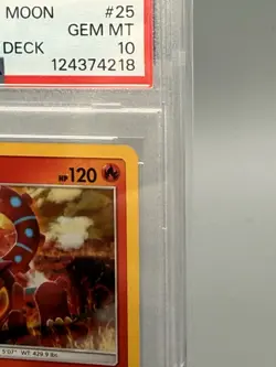 POKEMON UNBROKEN BONDS VOLCANION-HOLO UNB-LEAGUE BATTLE DECK Holo Bleed Psa 10 - Image 5