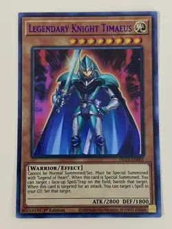 Yugioh Timaeus the Knight of Destiny Set Critias Hermos - NM Purple - Free Holo - Image 3