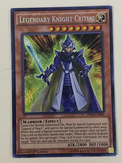 Yugioh Timaeus the Knight of Destiny Set Critias Hermos - NM Purple - Free Holo - Image 5