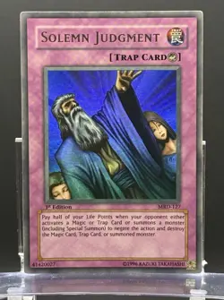 Yu-Gi-Oh Solemn Judgment MRD-127 Metal Raiders 1st Edition Ultra Rare NM/LP - Image 1