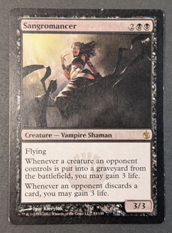 MTG Card - 1x Sangromancer - Mirrodin Beseiged - LP - Rare - Magic The Gathering - Image 1