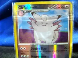Pokemon TCG Clefable Diamond & Pearl 22/130 Reverse Holo Rare EX+ / NM- - Image 2