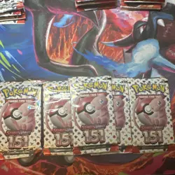 Pokemon TCG Scarlet & Violet 151 Booster Pack Lot 5 (10 Cards Each) English - Image 3