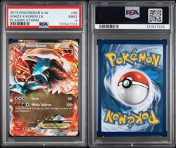 PSA 9 Mint Pokemon Black & White White Kyurem EX 96/135 Plasma Storm - Image 3