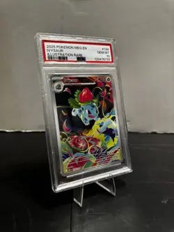 Pokemon Ivysaur Illustration Rare Me01: Mega Evolution Holo 134/132 PSA 10 - Image 1