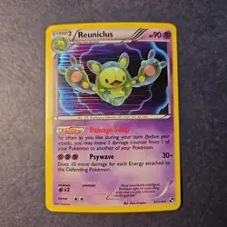 Pokemon Reuniclus 57/114 - Black & White Base Holo Rare - 2011 LP - Image 1