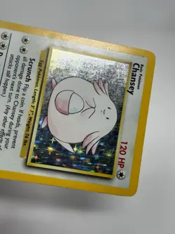 Chansey - 3/102 Base Set Unlimited Holo Rare Pokemon TCG WOTC Vintage - Image 3