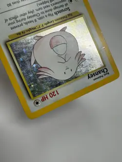 Chansey - 3/102 Base Set Unlimited Holo Rare Pokemon TCG WOTC Vintage - Image 4