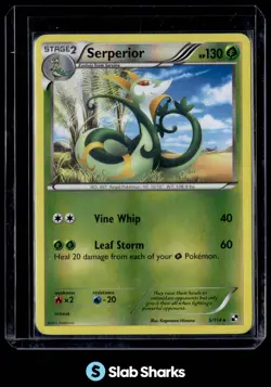 2011 POKEMON BLACK & WHITE #5/114 SERPERIOR REVERSE HOLO - Image 1