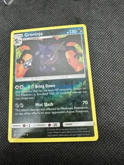 Greninja 117/214 Rare Reverse Holo Unbroken Bonds 2019 Pokemon TCG - Image 2
